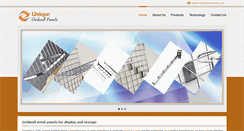 Desktop Screenshot of gridwall-panels.com